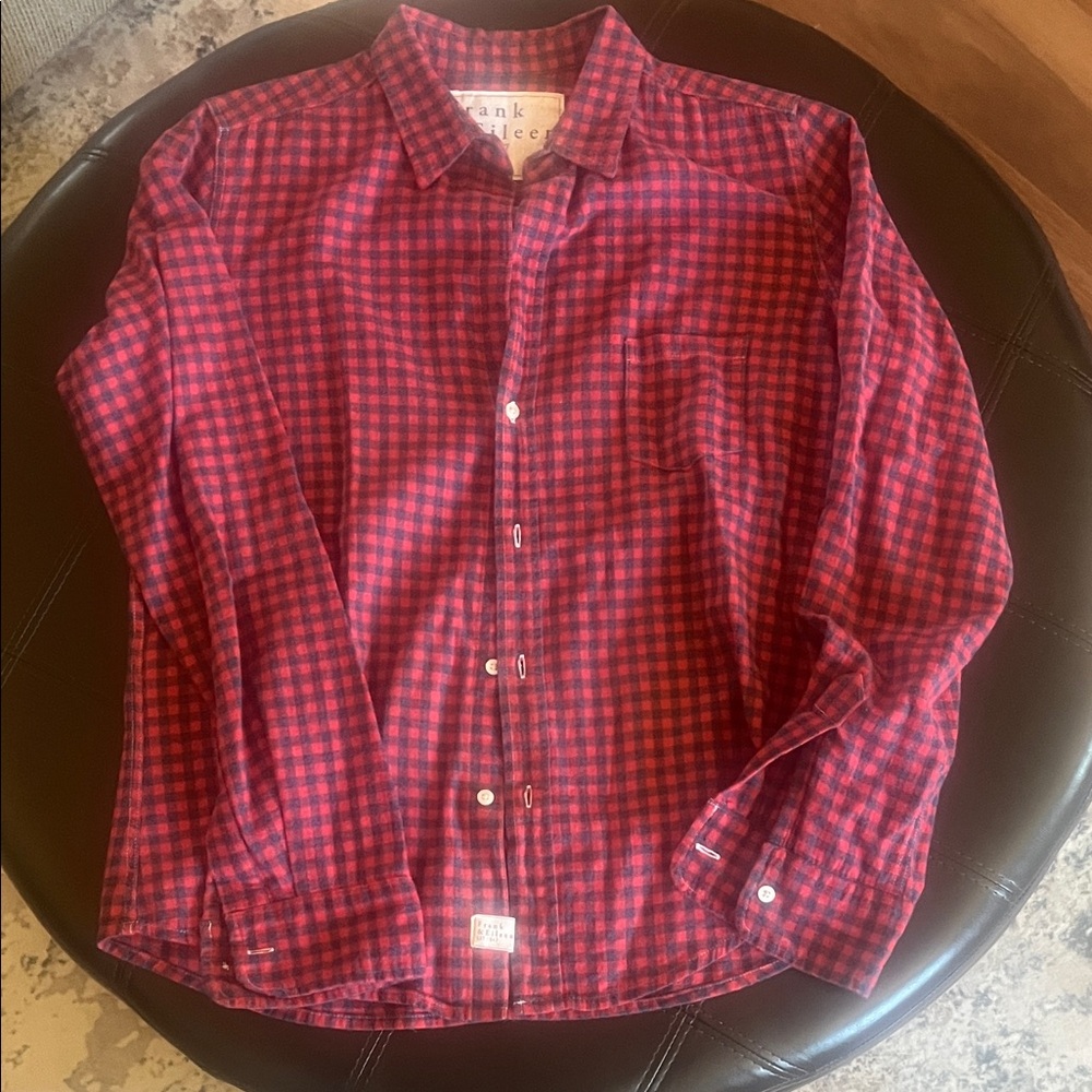 Frank & Eileen Red and Black Checkered Shirt